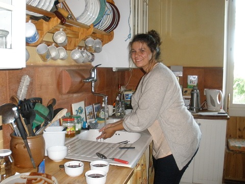 Agathe in the kitchen