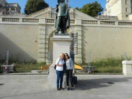 Capucine and I in Auch